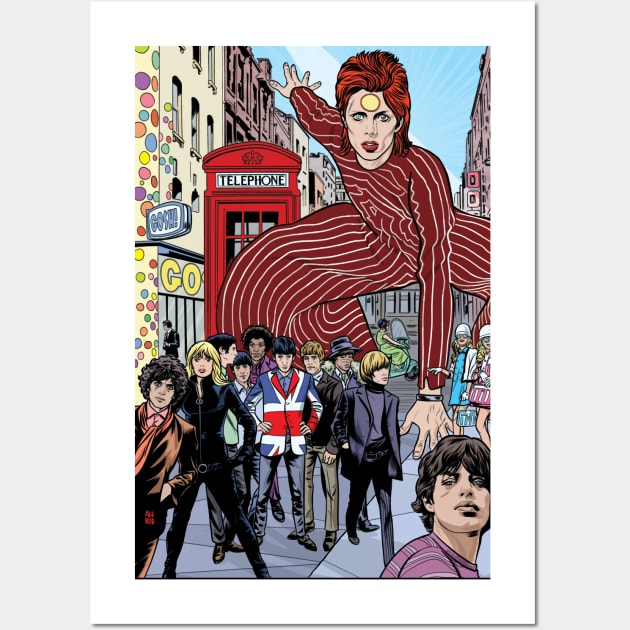 SWINGING LONDON! Wall Art by MICHAEL ALLRED